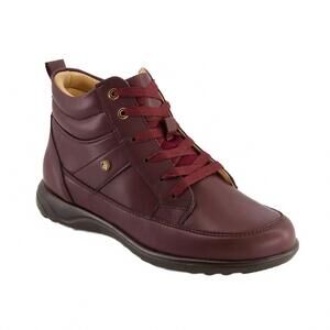 NEW ANDREA women's total comfort booties in burgundy
